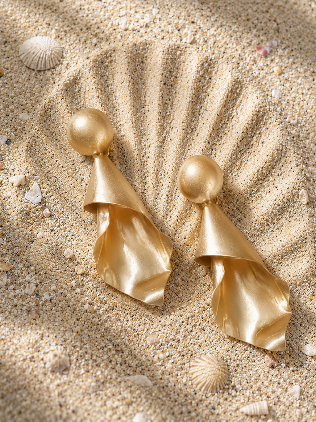 The Aurora Geometric Drop Earrings