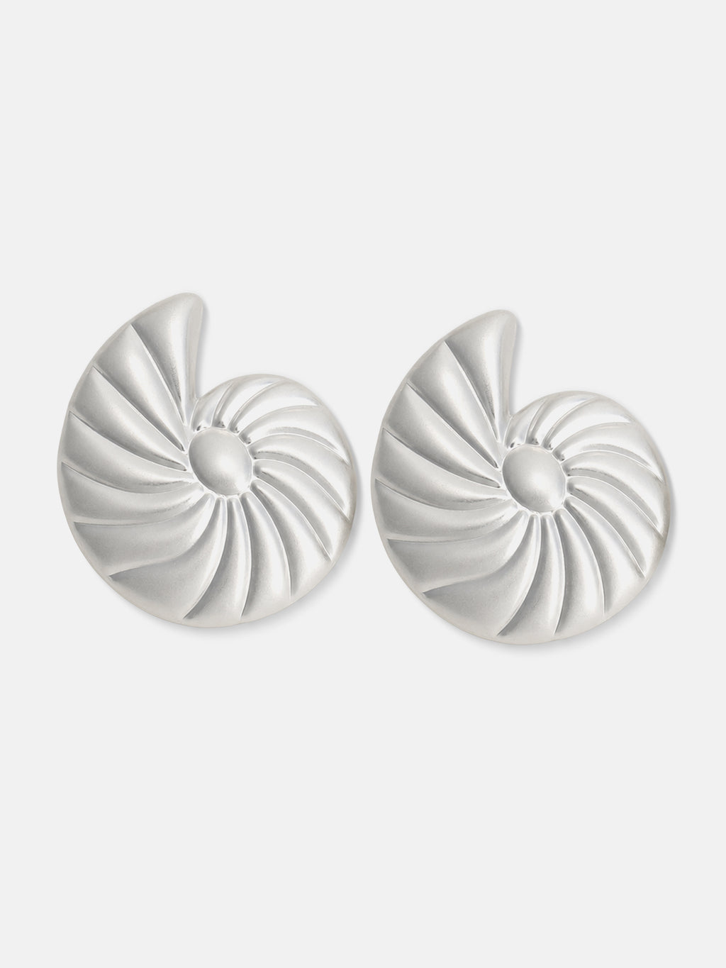 The Luna Spiral Stud Earrings