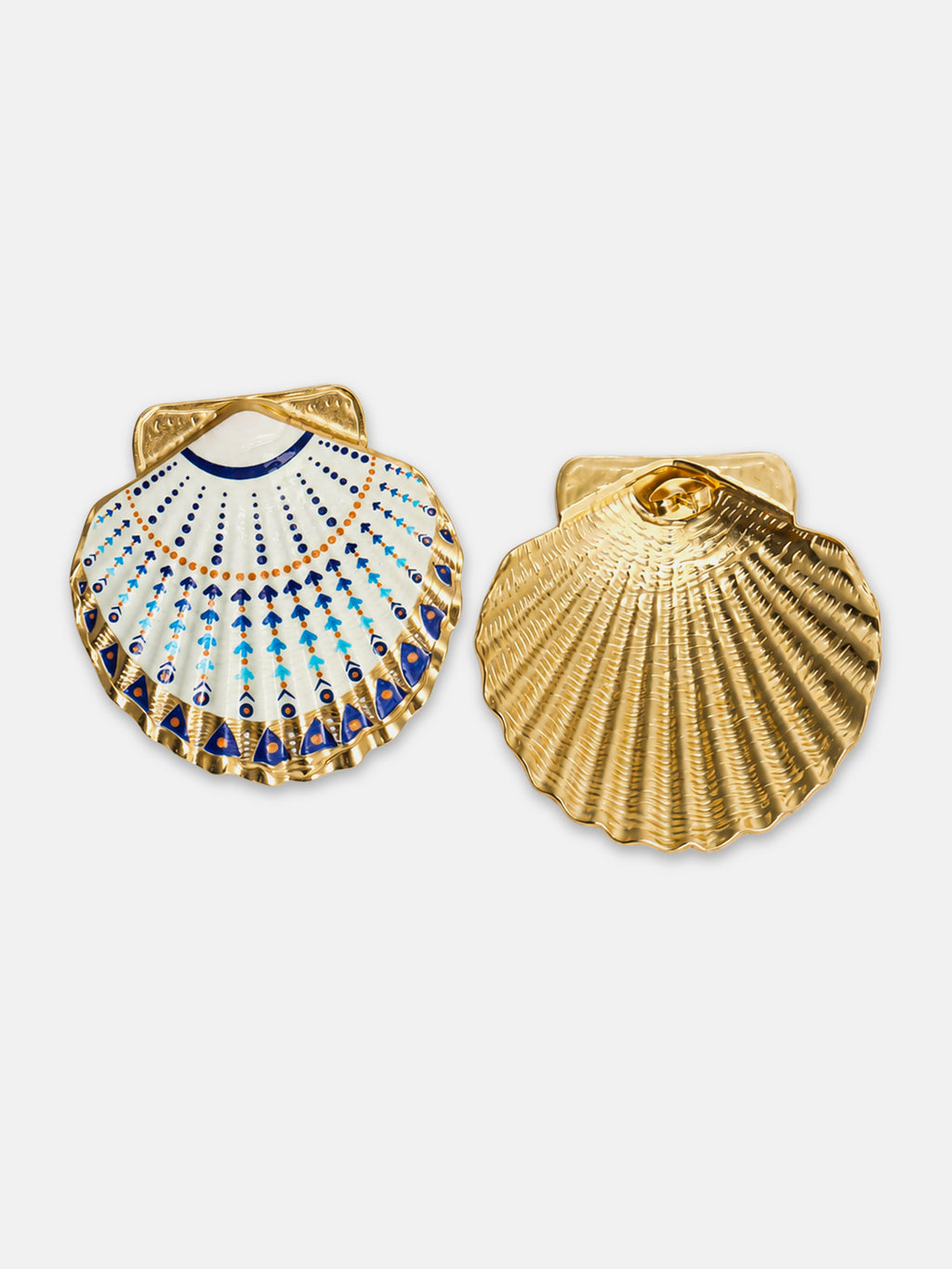 The Seashell Fan Drop Earrings