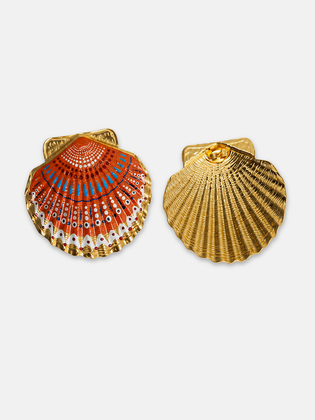 The Sunset Fan Drop Earrings