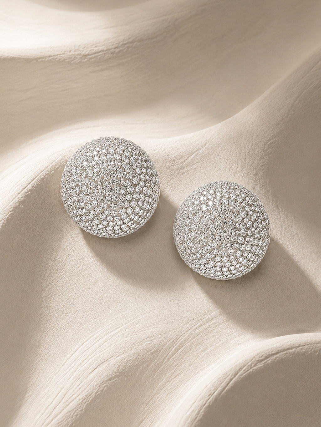 The Halo Textured Stud Earrings