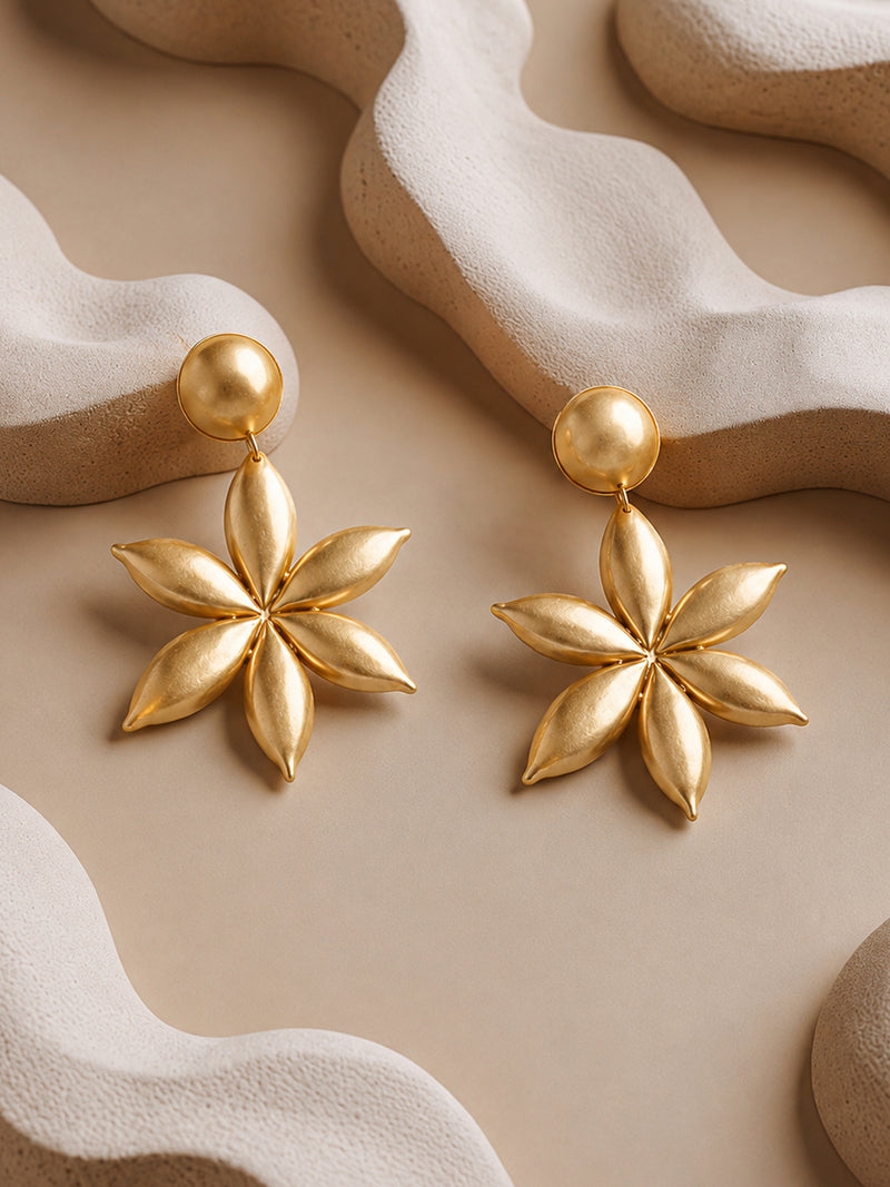 The Celeste Star Drop Earrings