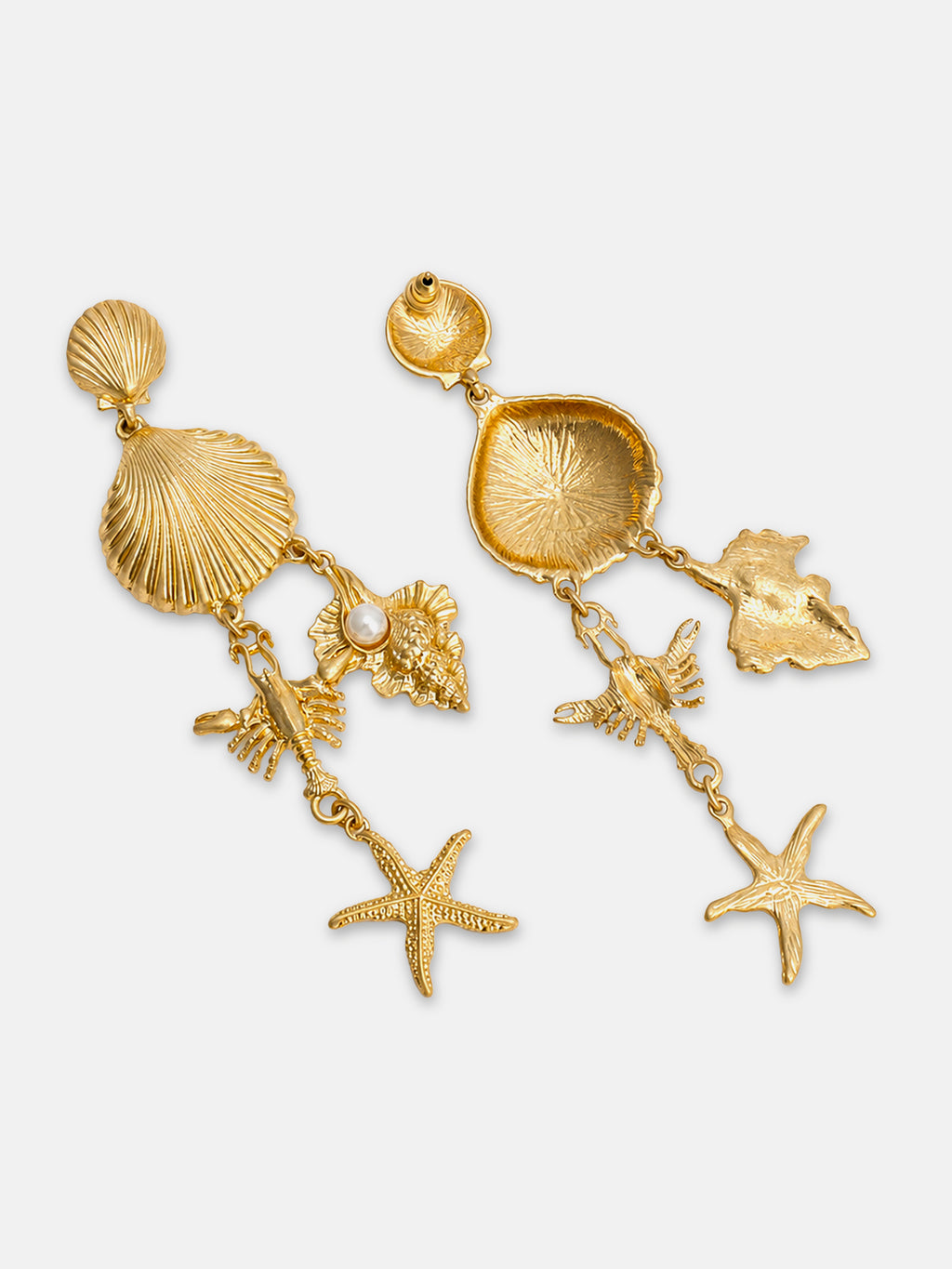The Coastal Shell Drop Earrings
