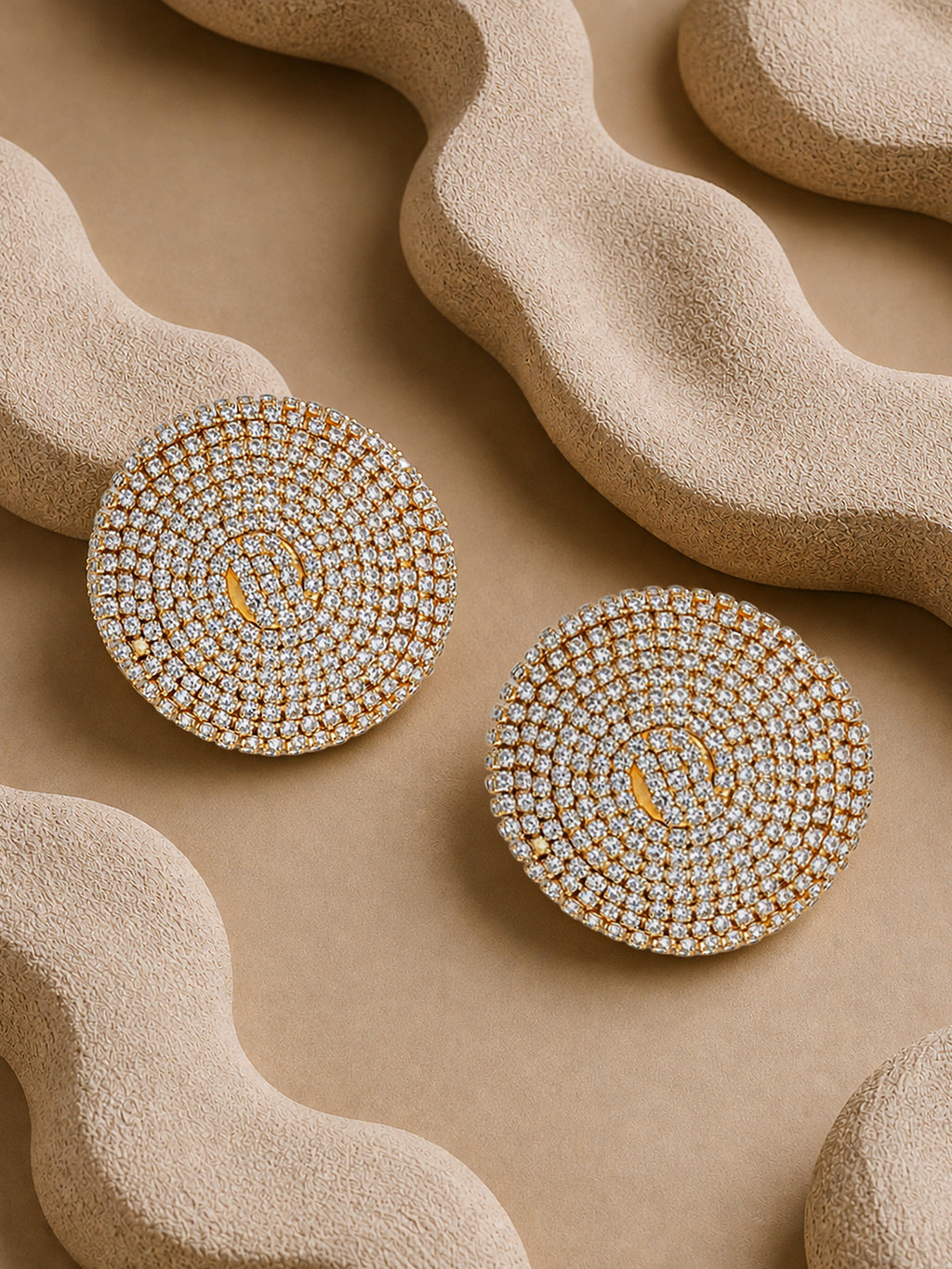 The Aura Dome Stud Earrings