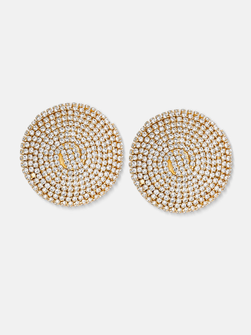 The Aura Dome Stud Earrings