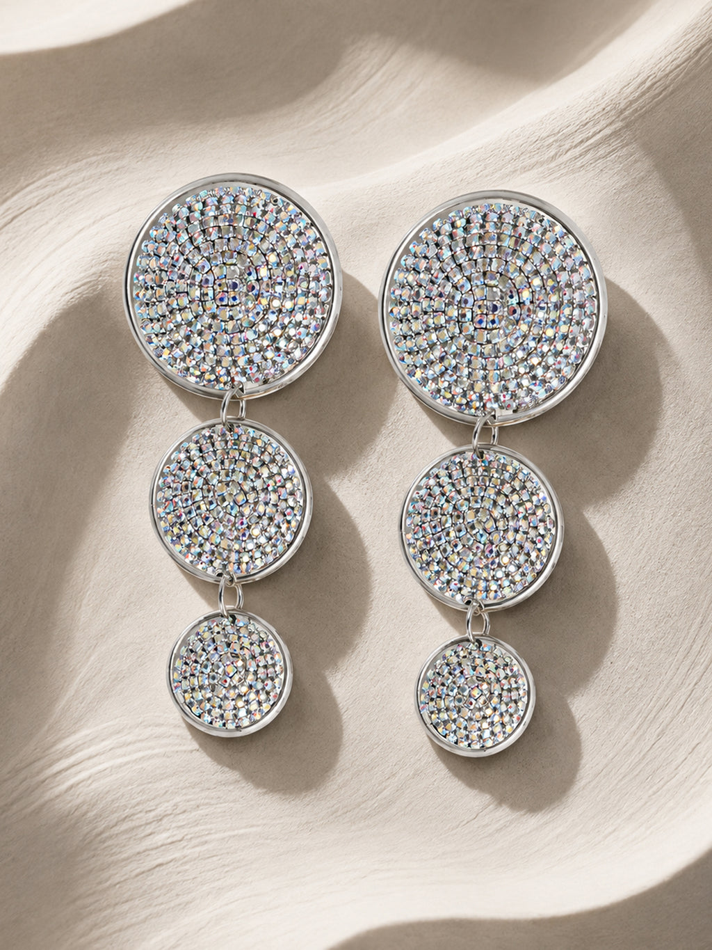 The Lunar Cascade Earrings
