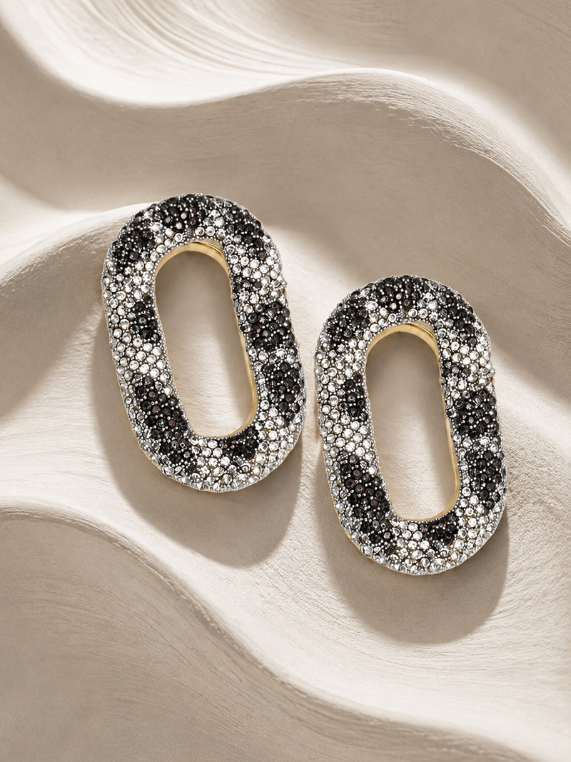 The Nova Crystal Link Earrings