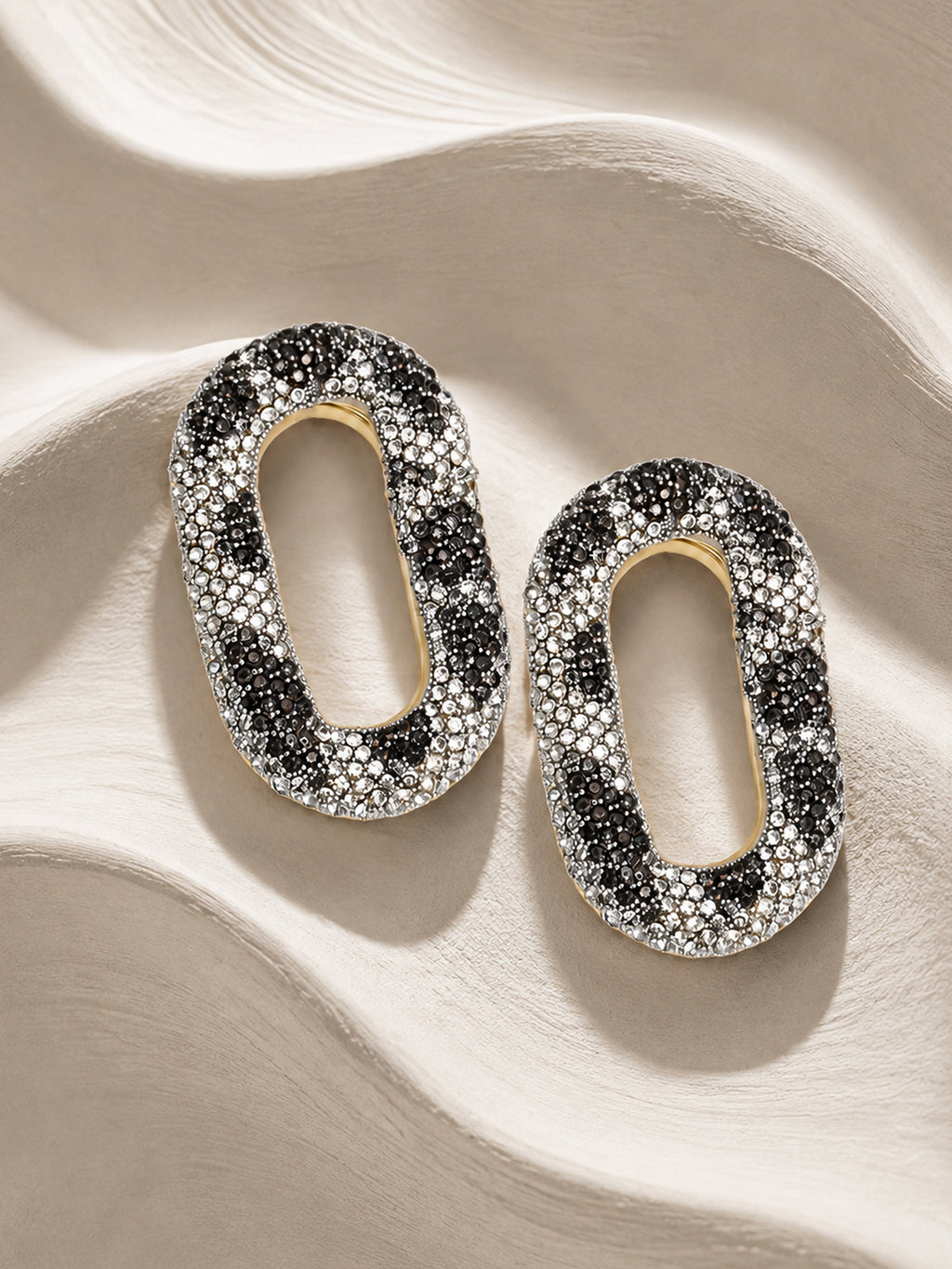 The Nova Crystal Link Earrings