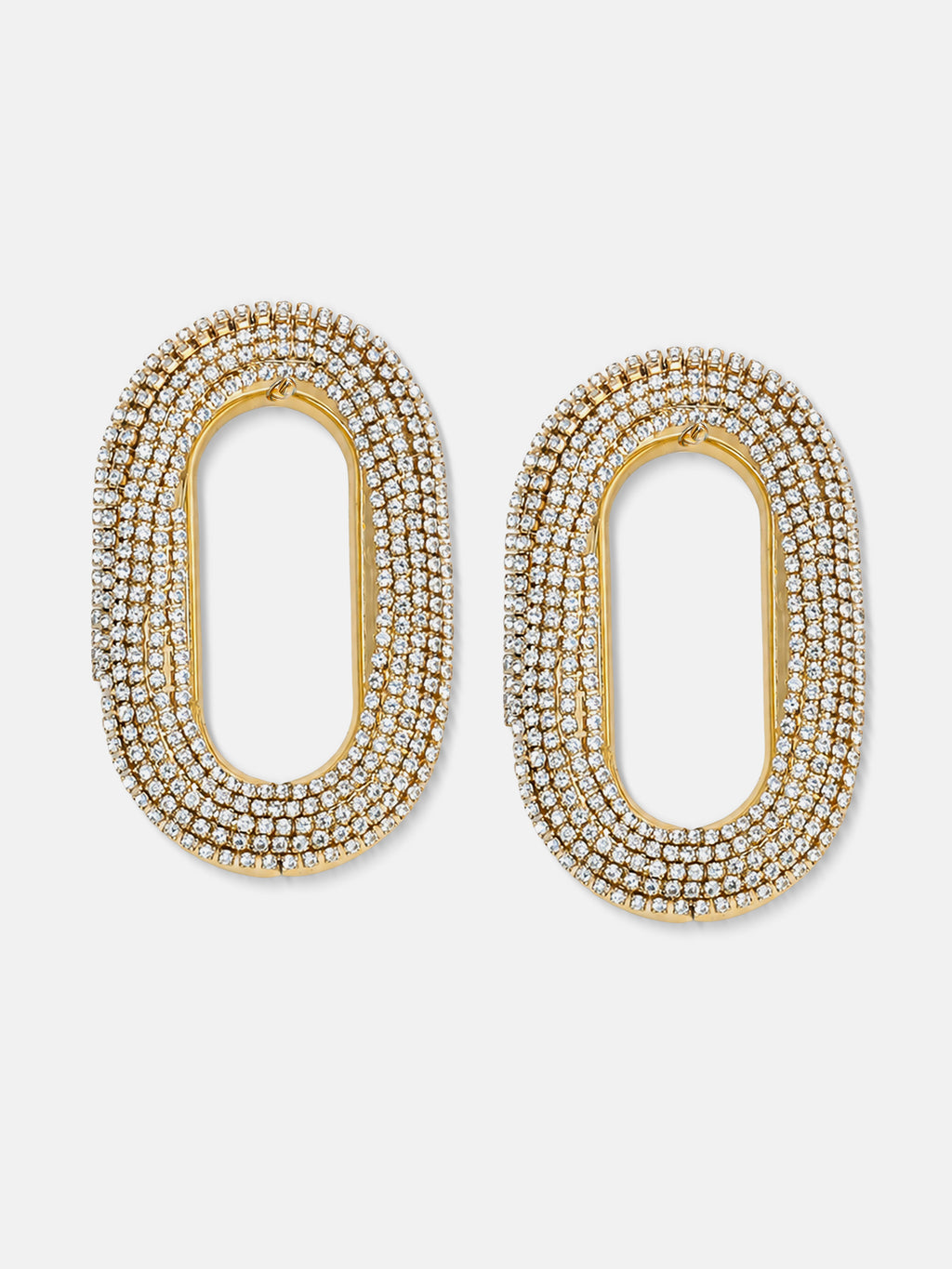 The Solstice Crystal Link Earrings