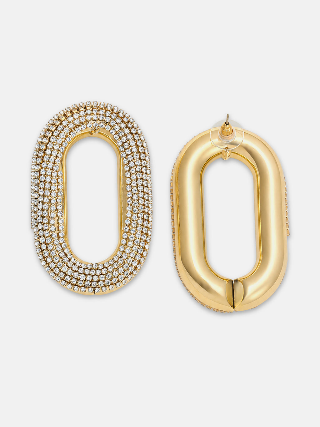 The Solstice Crystal Link Earrings