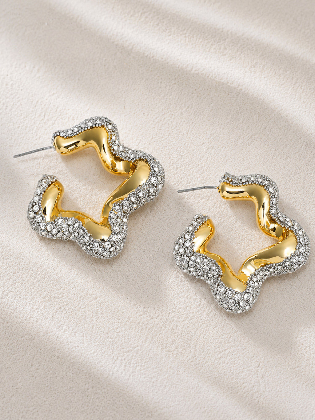 The Celeste Crystal Hoops