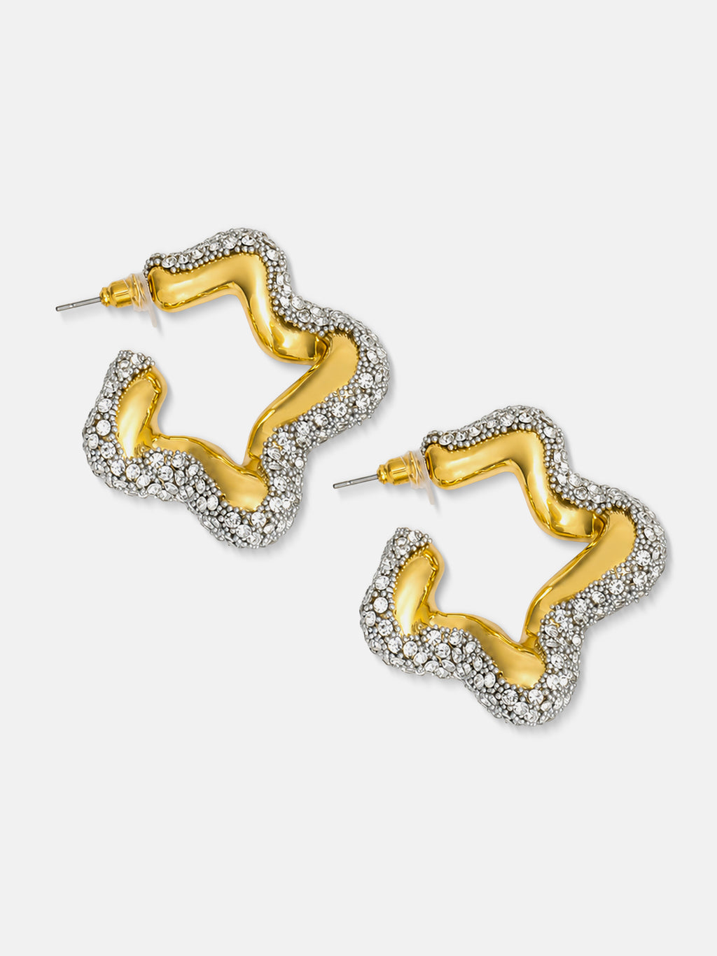 The Celeste Crystal Hoops