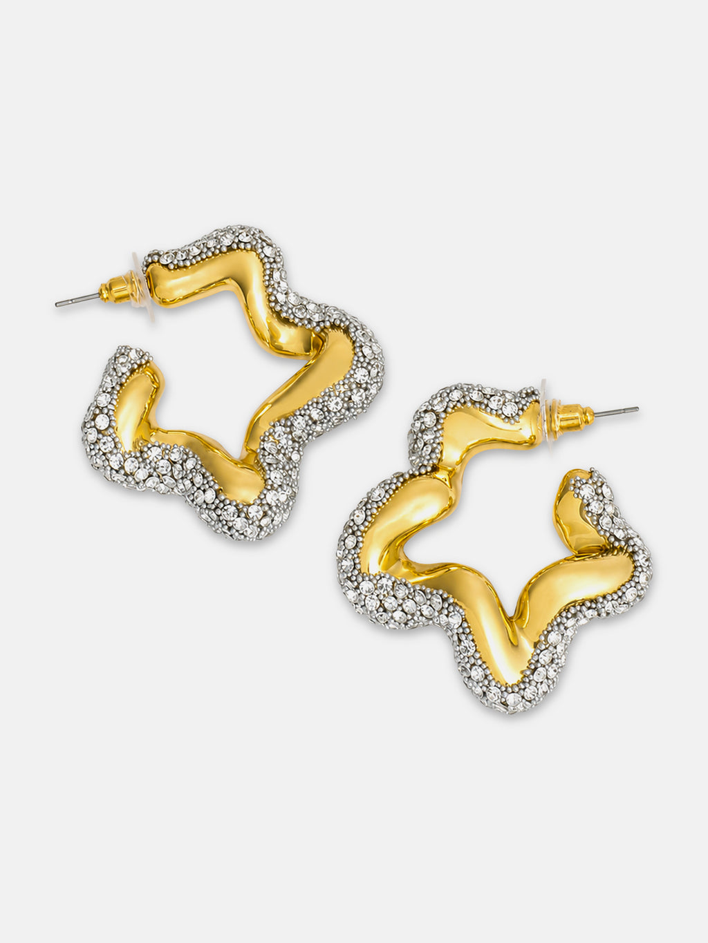 The Celeste Crystal Hoops