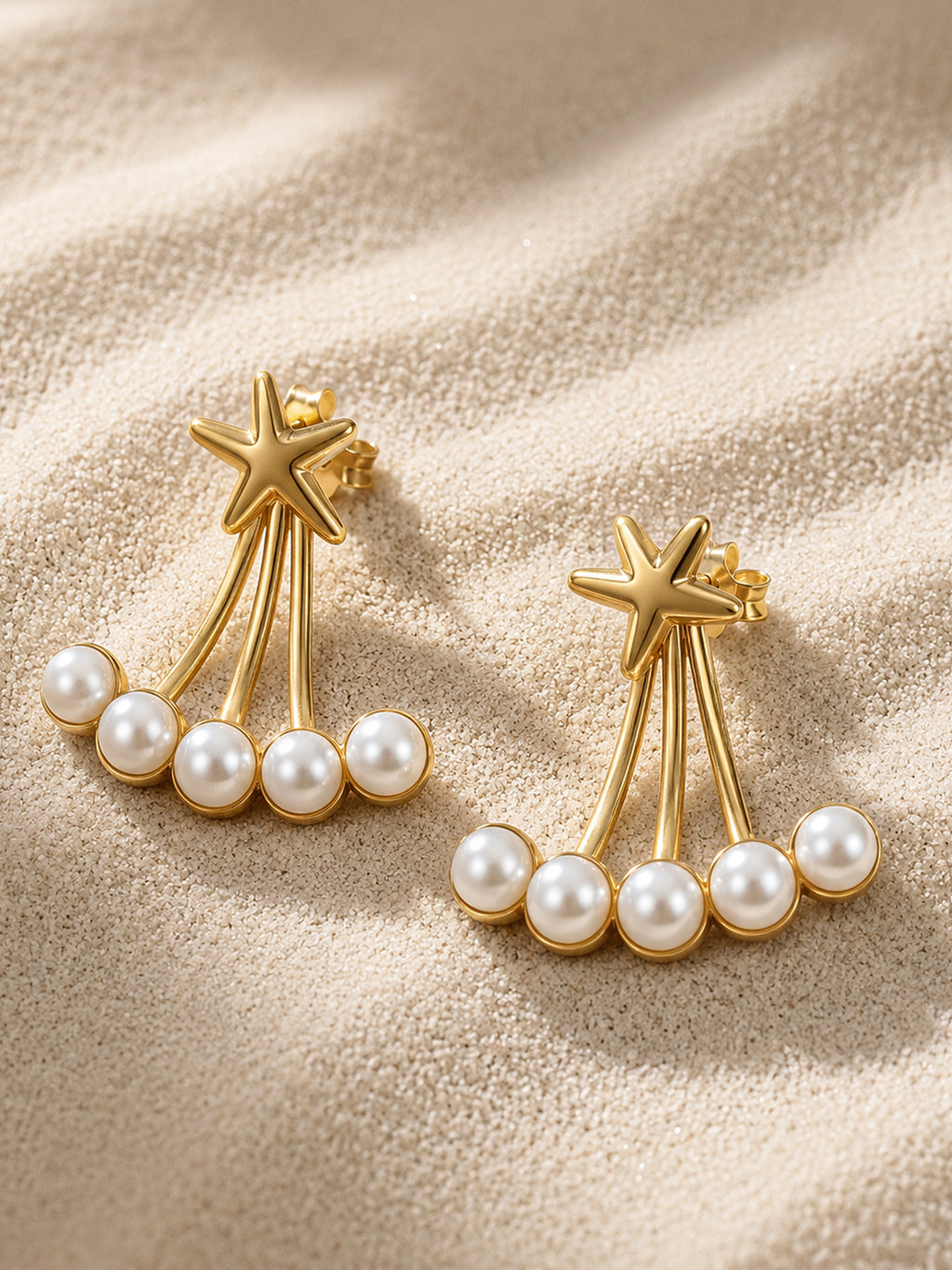 The Midnight Enamel Stud Earrings