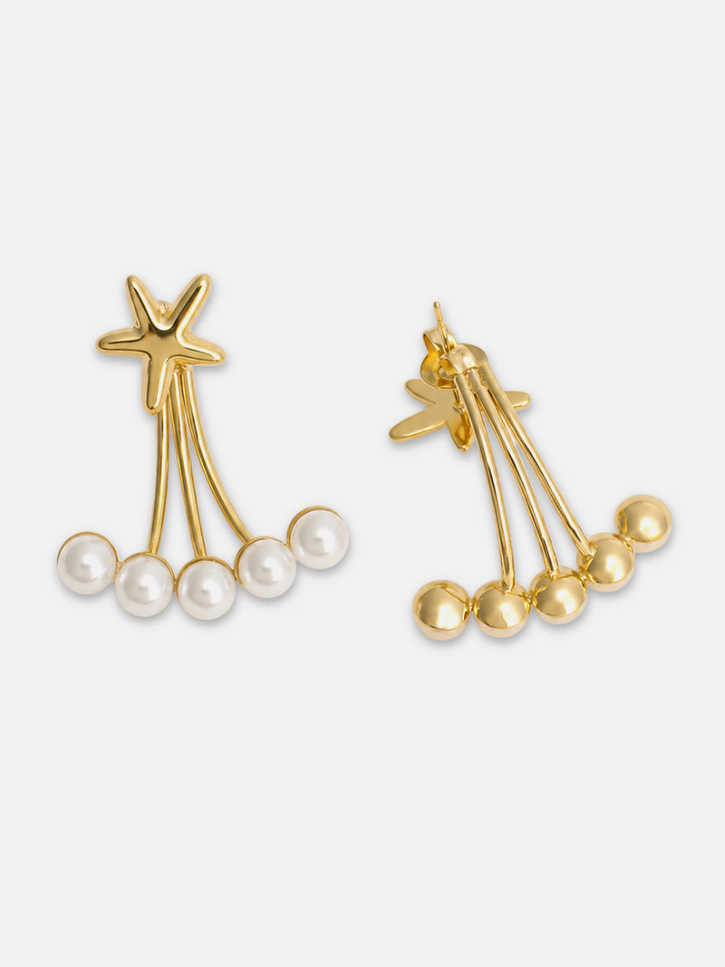 The Midnight Enamel Stud Earrings