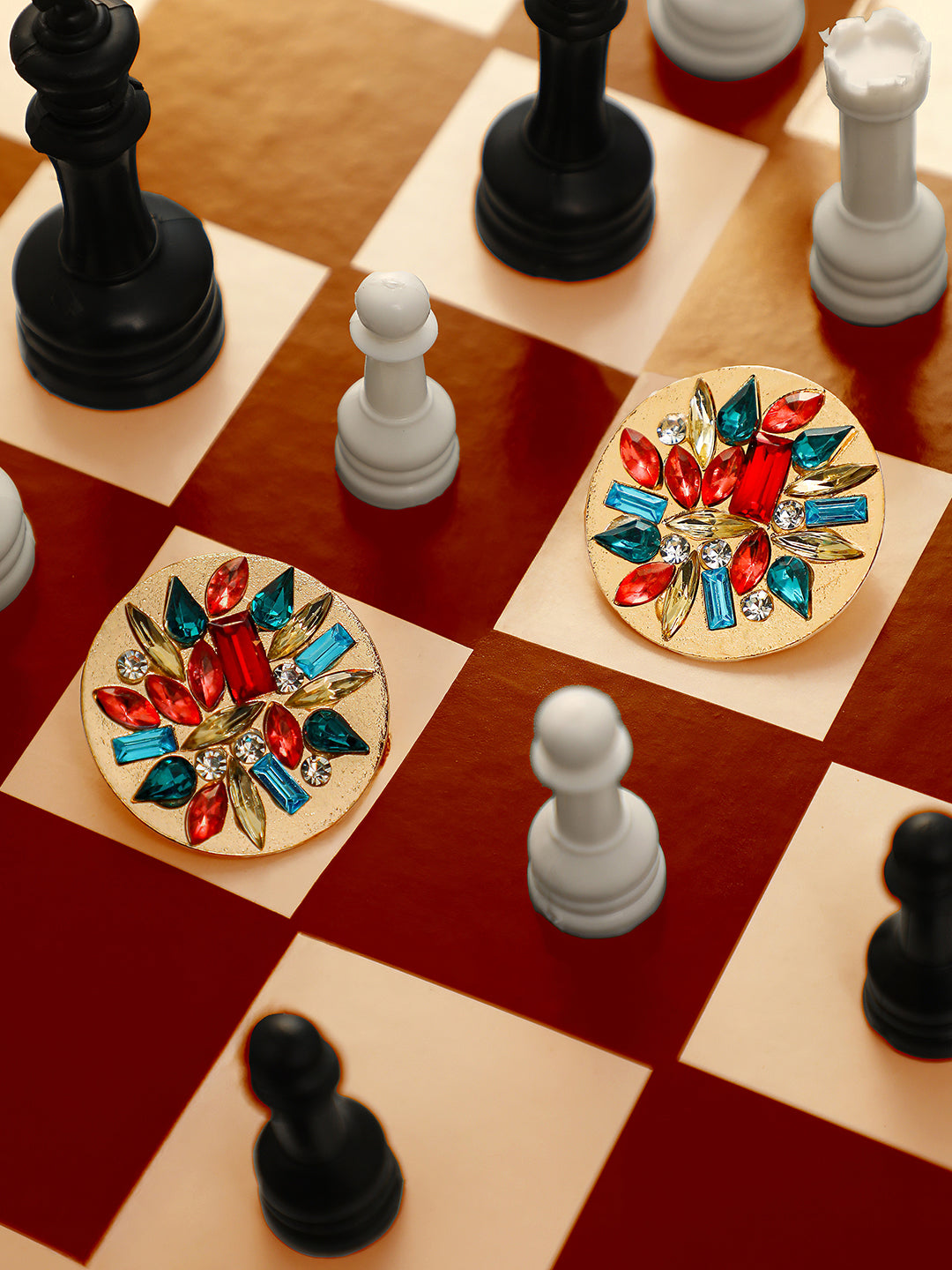 Women's Cristal-Prism Statement Earrings - Calfornia Gold