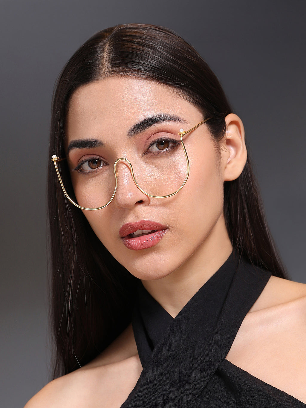 The Luxe Chain Sunglass - Gold