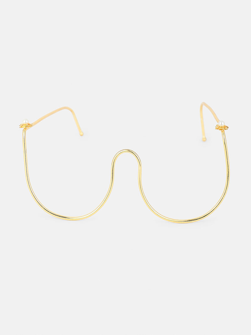 The Luxe Chain Sunglass - Gold