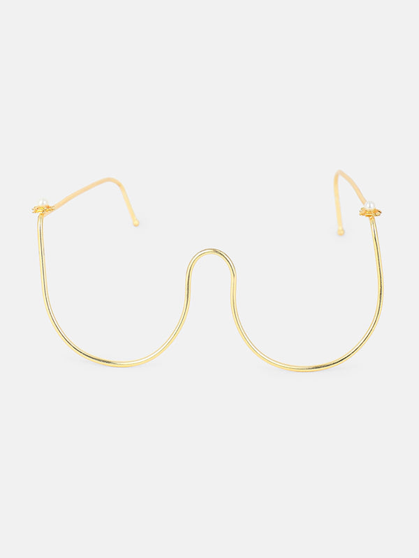 The Luxe Chain Sunglass - Gold