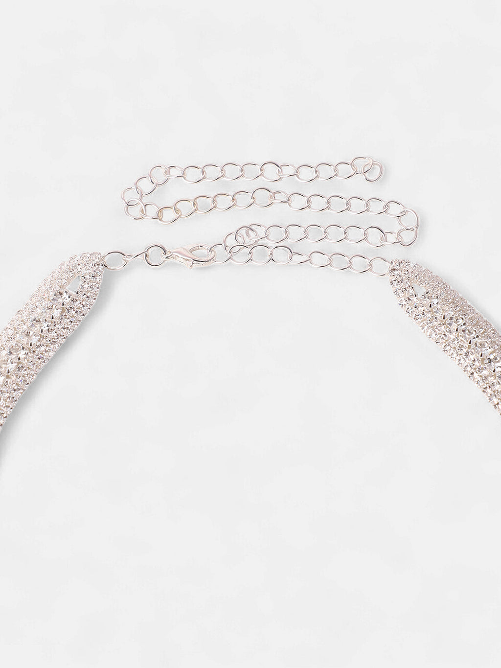 The All-Over-Bling Jewellery Set - Crystal Silver