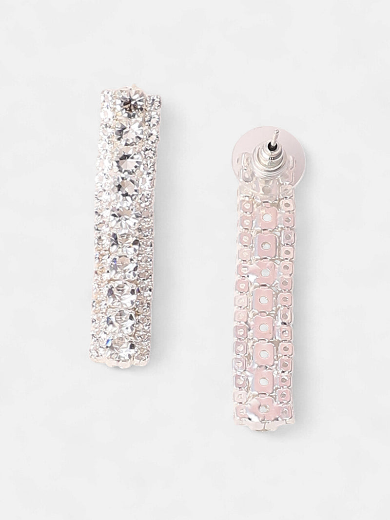 The All-Over-Bling Jewellery Set - Crystal Silver