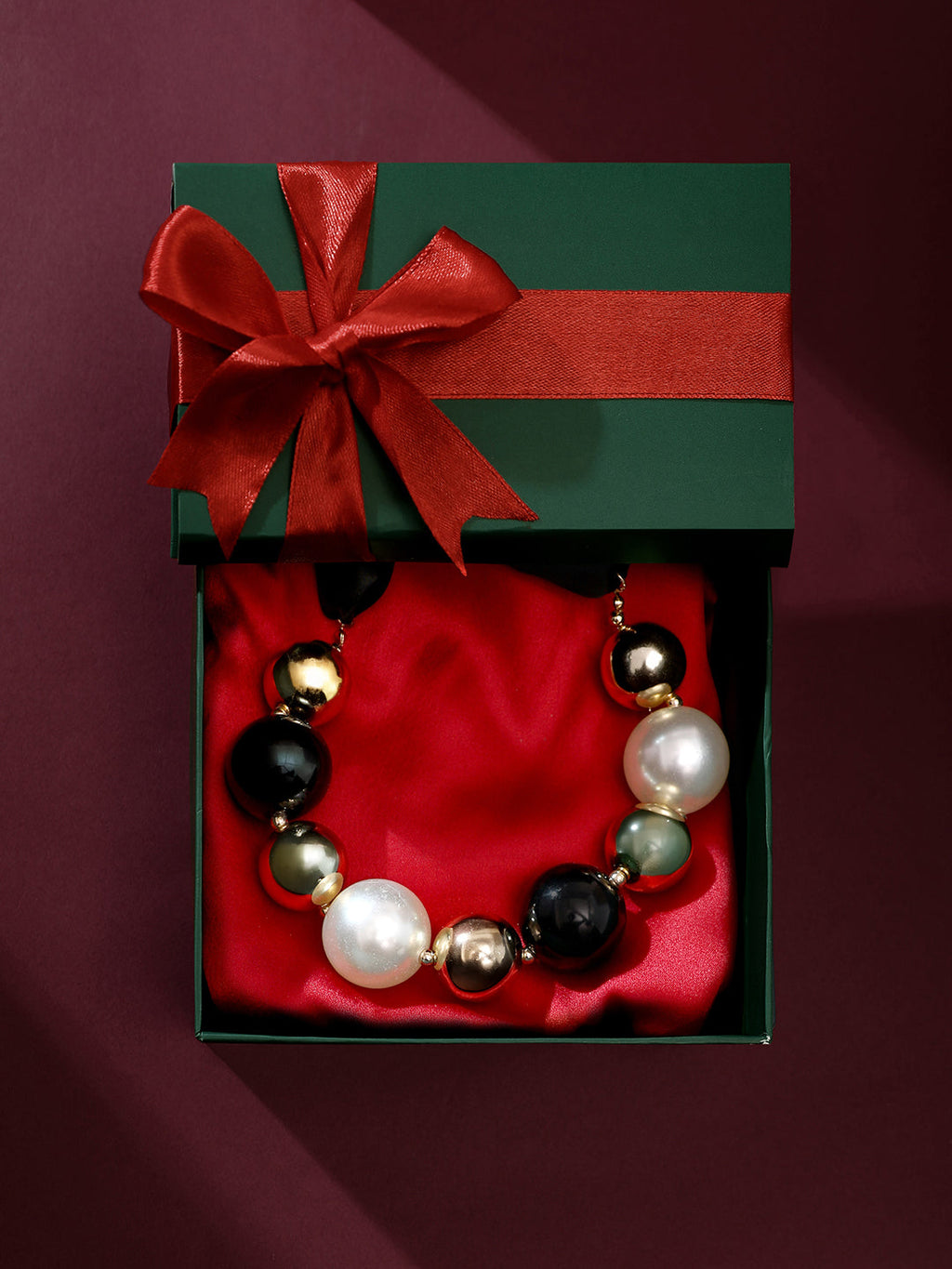 Women's The Grainé Multi-Layer Necklace - Metallic Silver