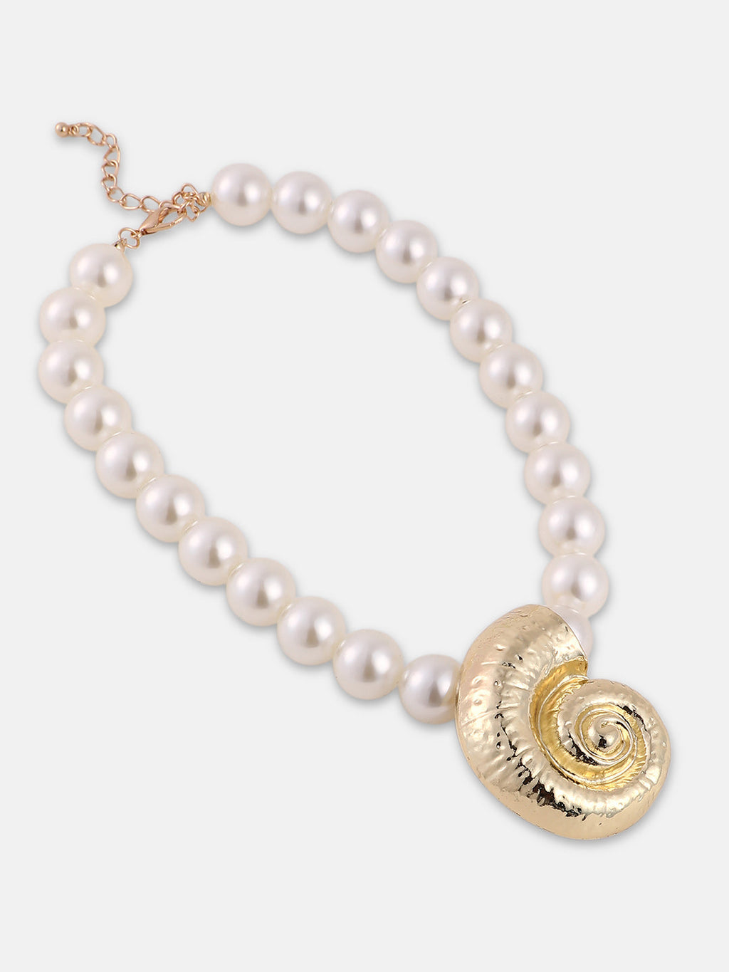 The Coquillage Perla Pendant Necklace - California Gold