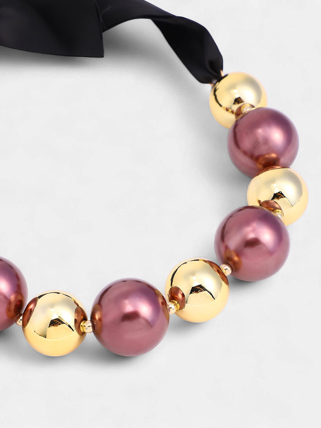 The Noel Statement Necklace - Sangria Red