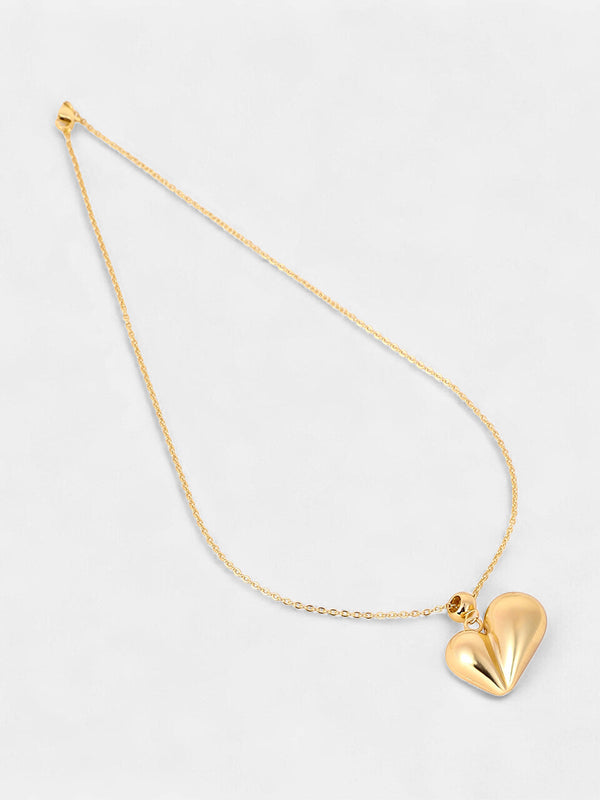 The Chonky-Coeur Pendant Necklace - California Gold