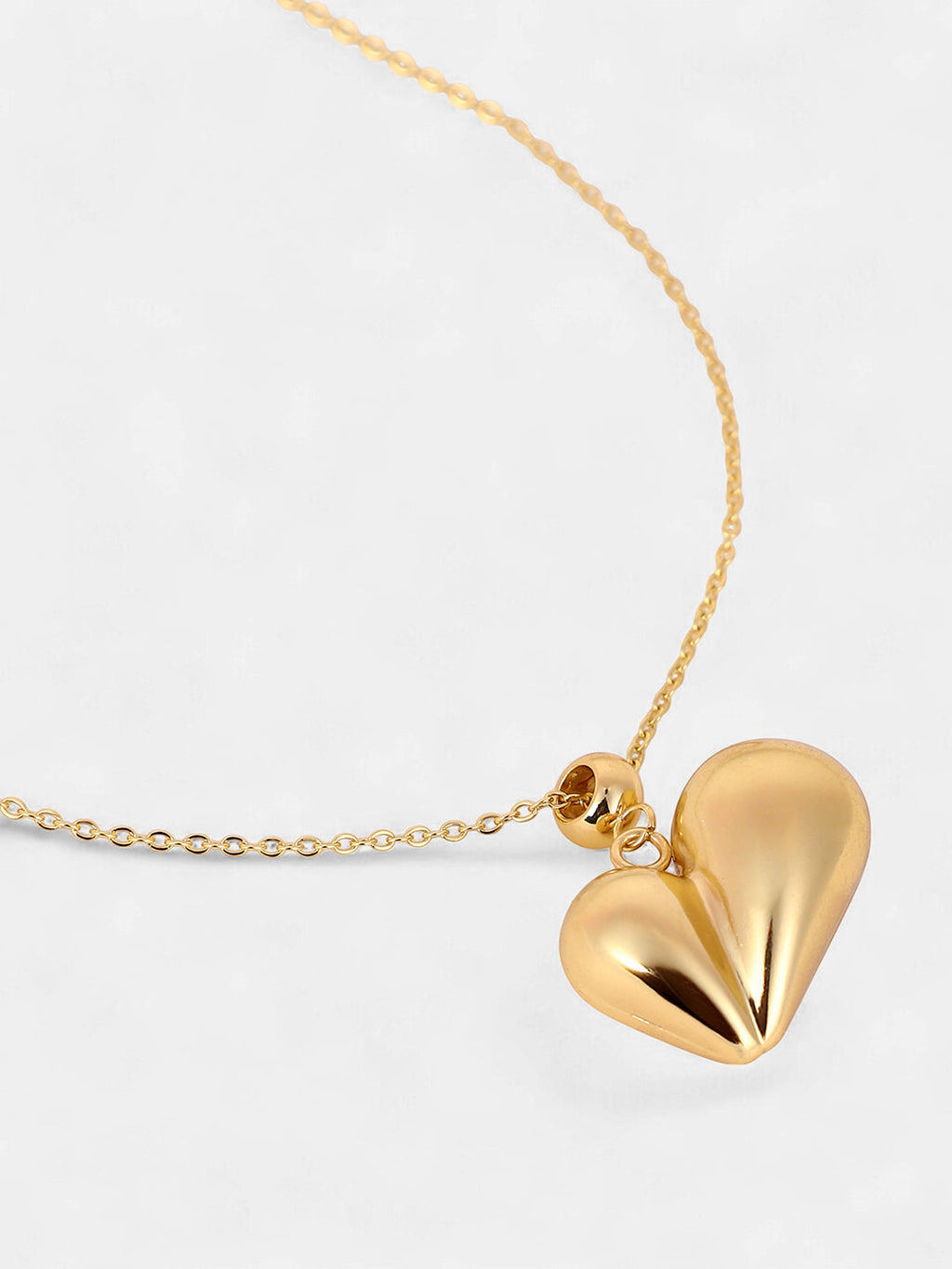 The Chonky-Coeur Pendant Necklace - California Gold