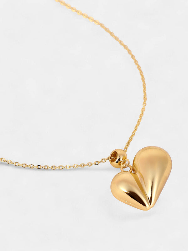 The Chonky-Coeur Pendant Necklace - California Gold