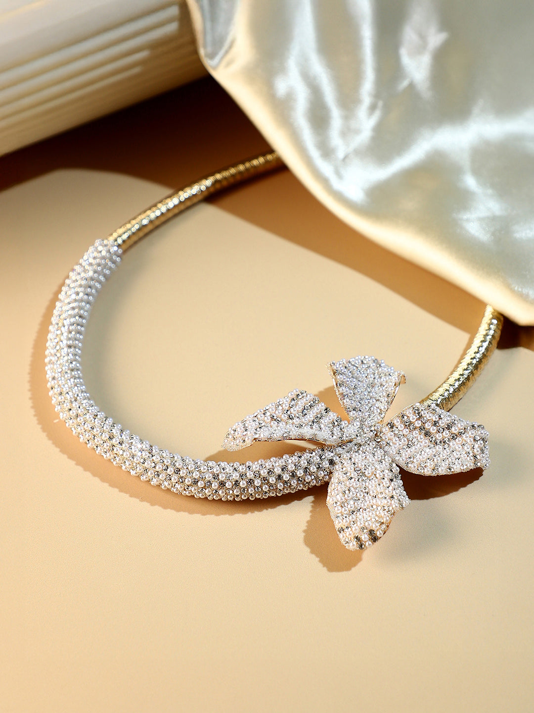 The Bling-Petalia Statement Necklace - California Gold