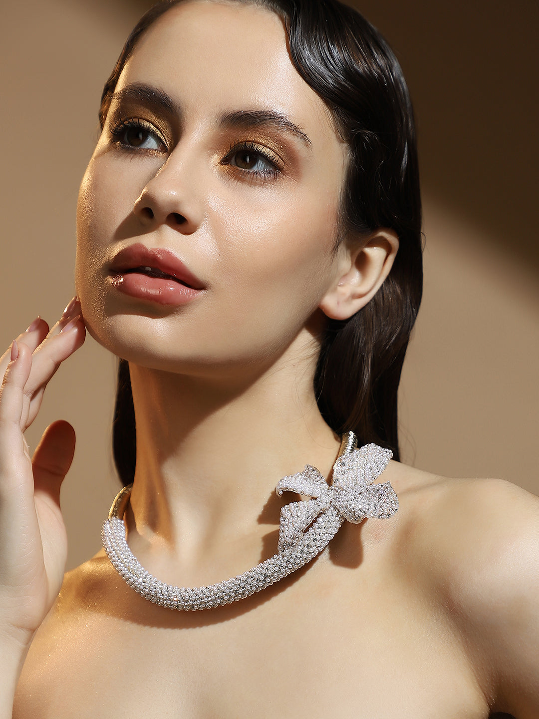 The Bling-Petalia Statement Necklace - California Gold