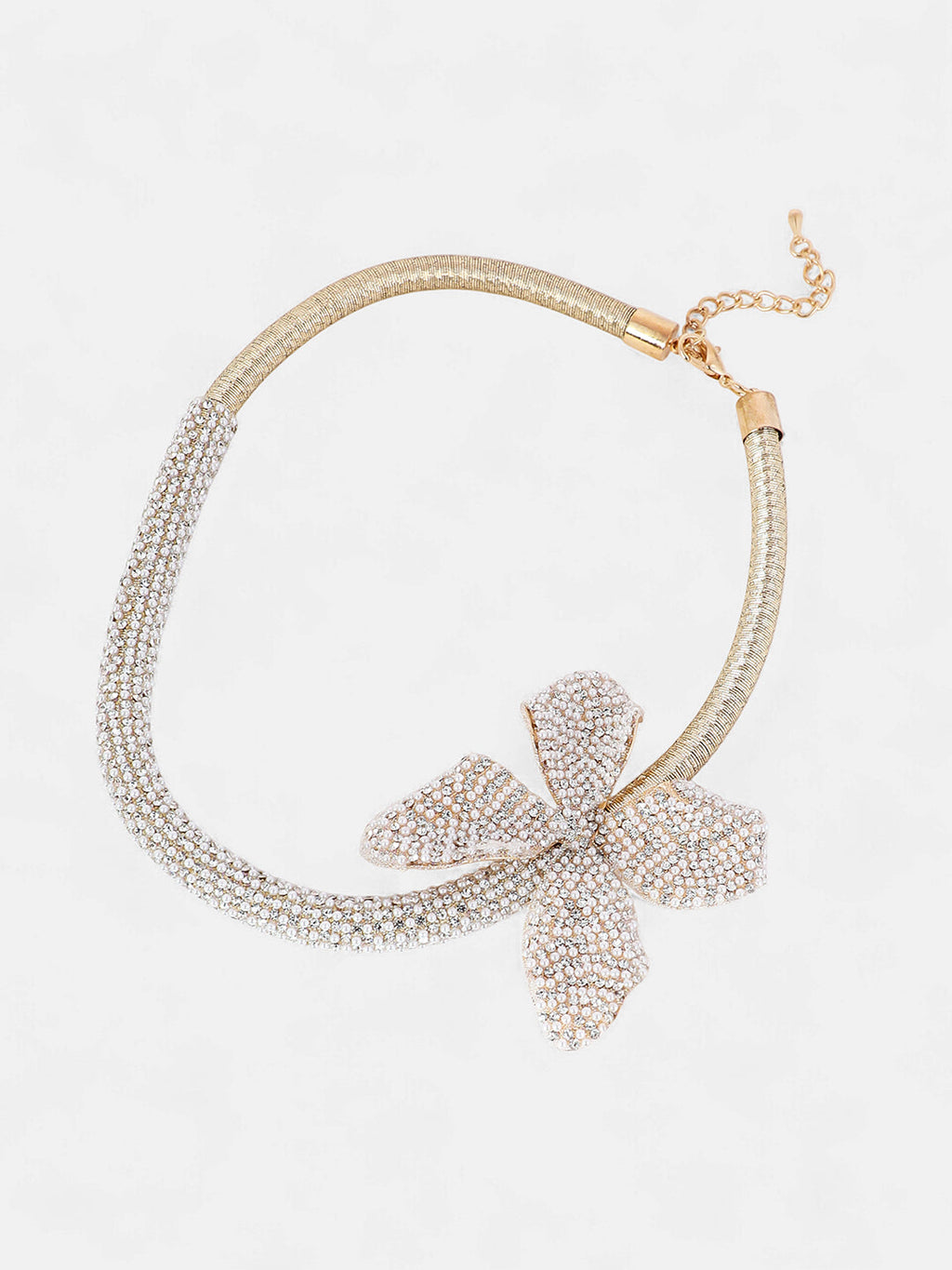 The Bling-Petalia Statement Necklace - California Gold