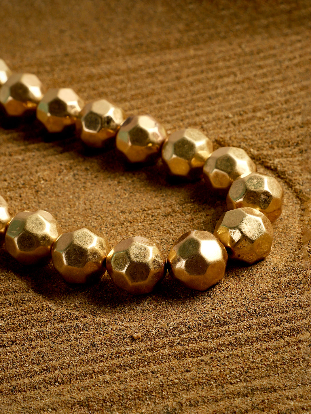 The Hammered Collar Necklace - California Gold