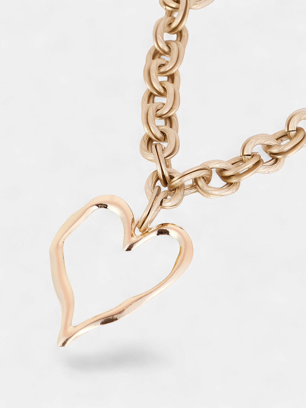 The Coeur-Chain Statement Necklace - California Gold
