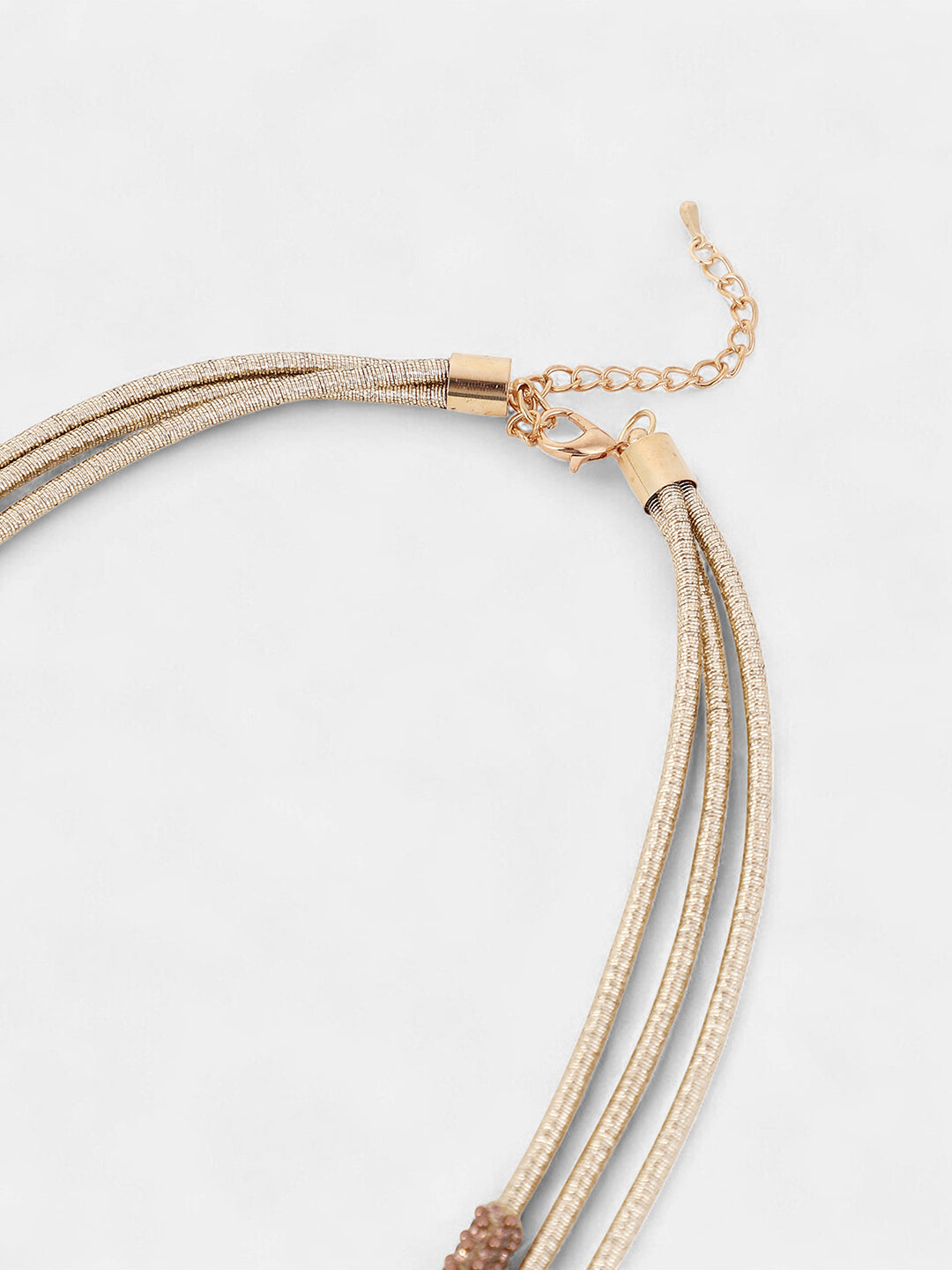 The Bling-Block Multi-Layer Necklace - Antique Gold