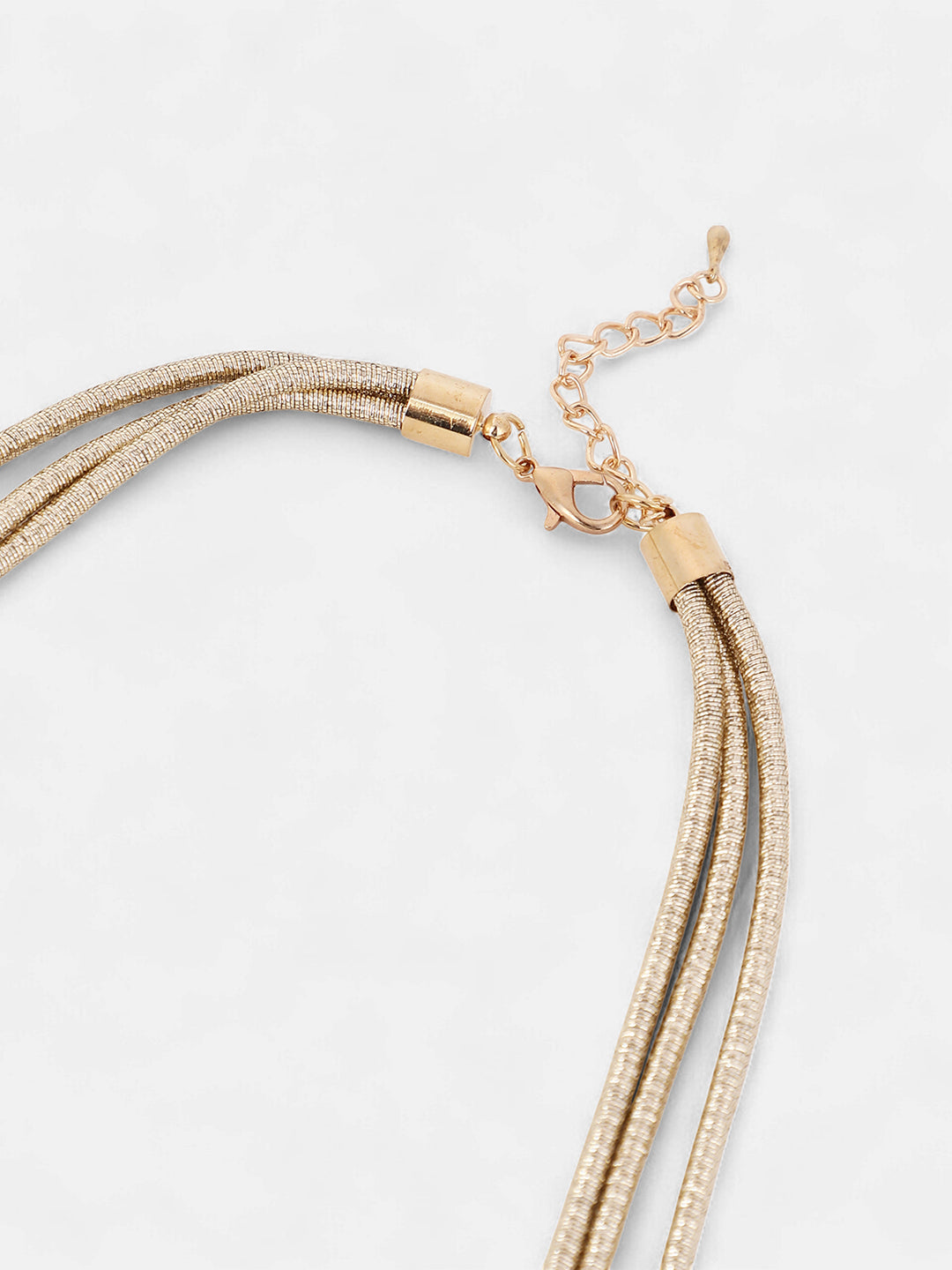 The Bling-Block Multi-Layer Necklace - Crystal Silver