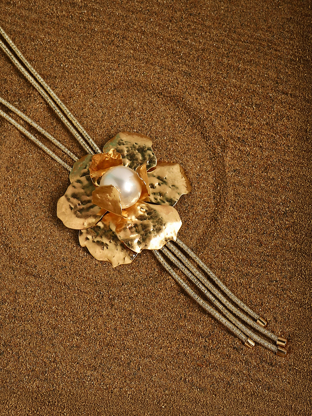 The Flora-Bloom Long Necklace - California Gold