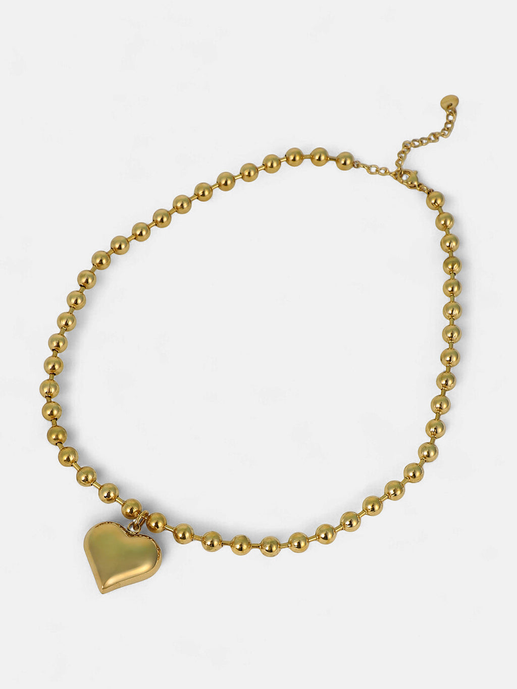 The Puffer-Cuoer Pendant Necklace - California Gold