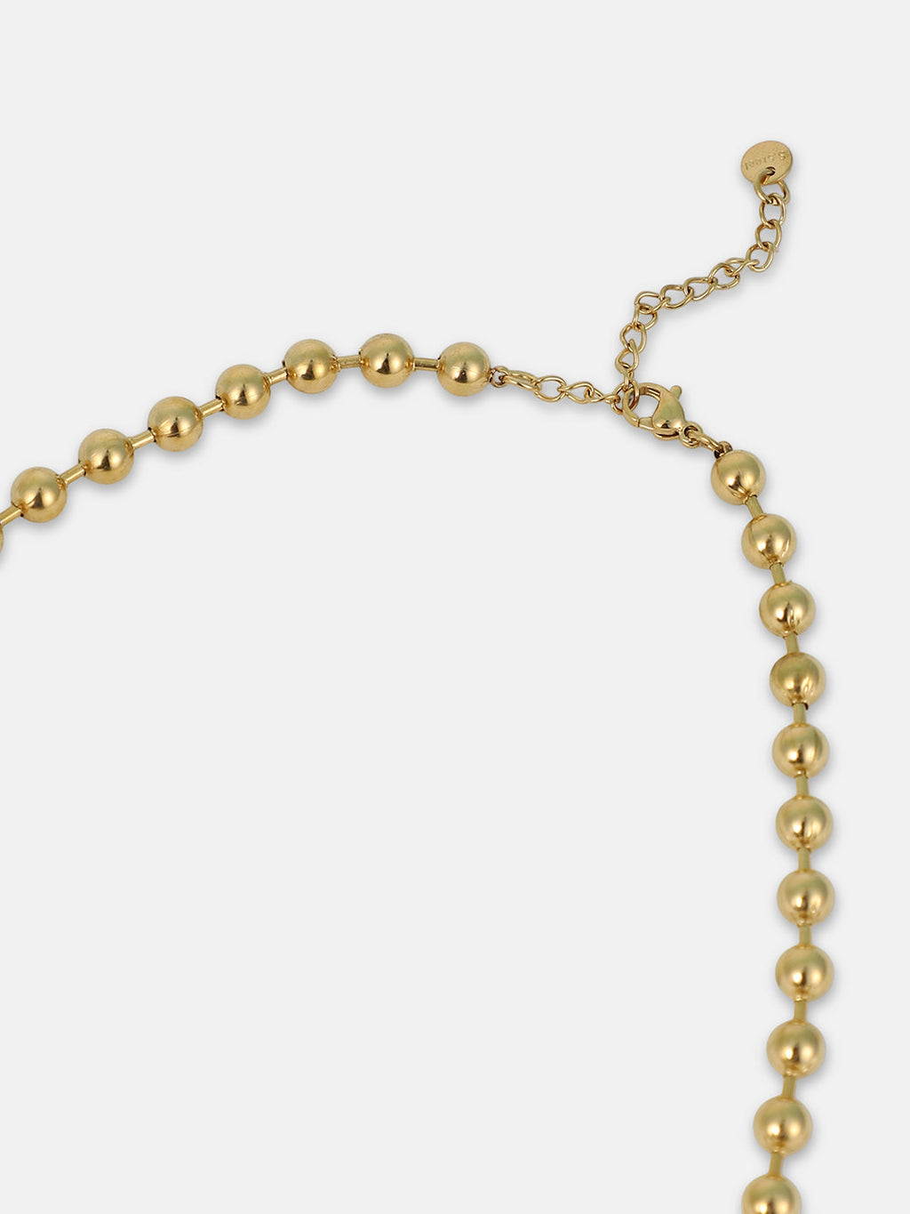 The Puffer-Cuoer Pendant Necklace - California Gold