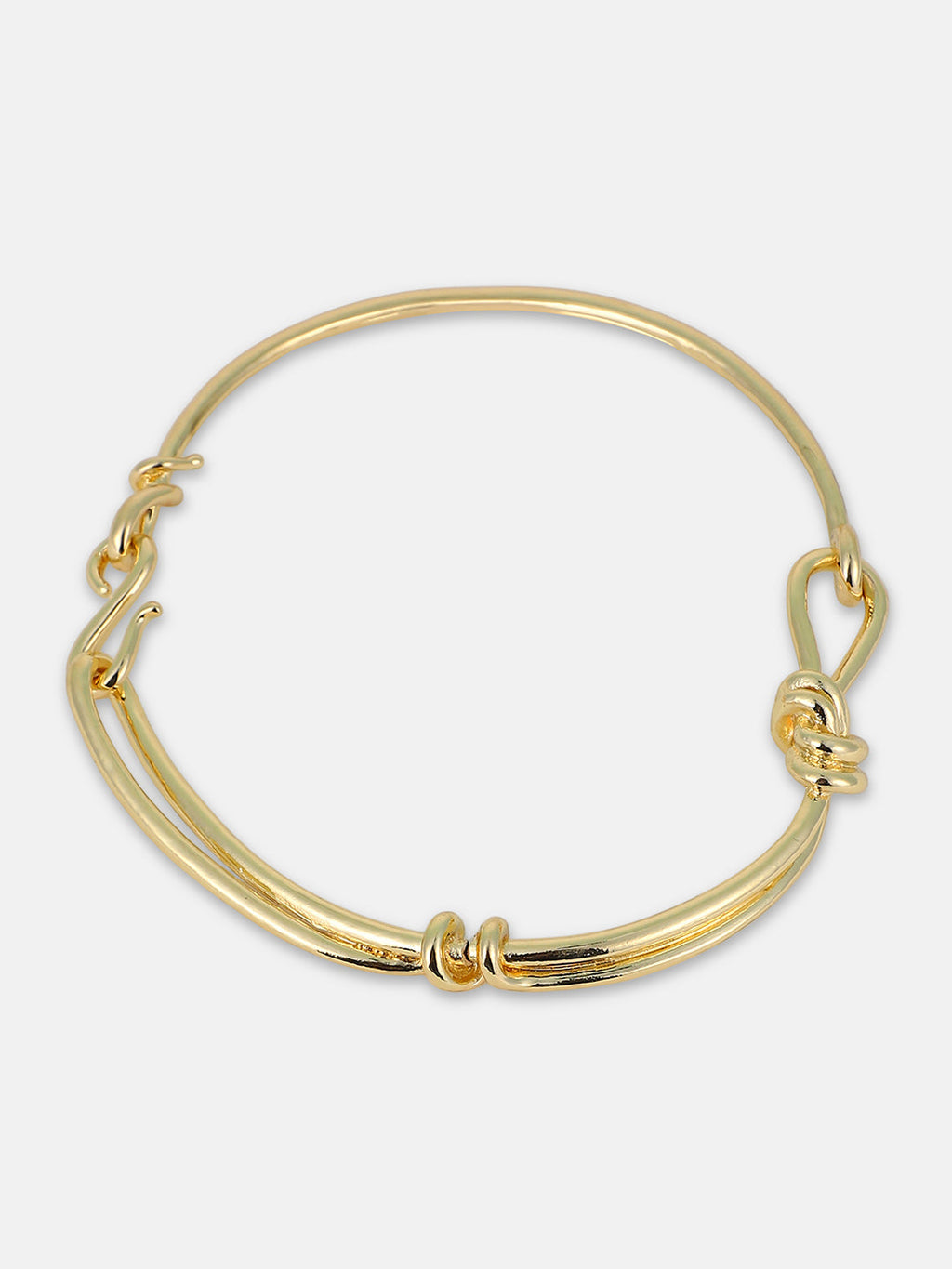 Women's The Knotted-Bar Collar Necklace - California Gold