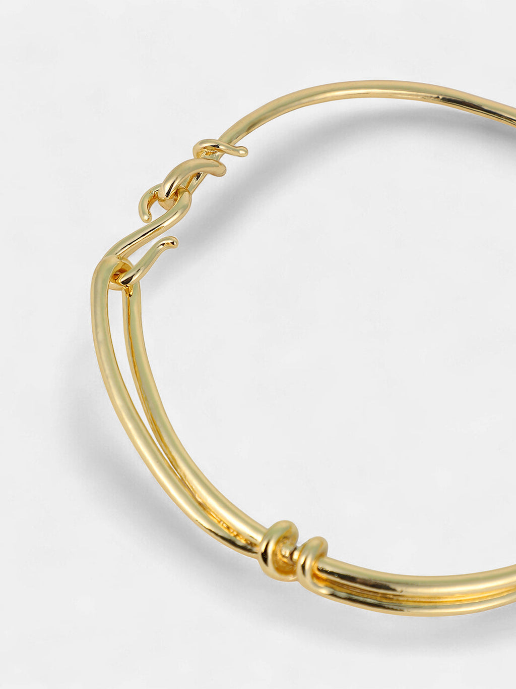 Women's The Knotted-Bar Collar Necklace - California Gold