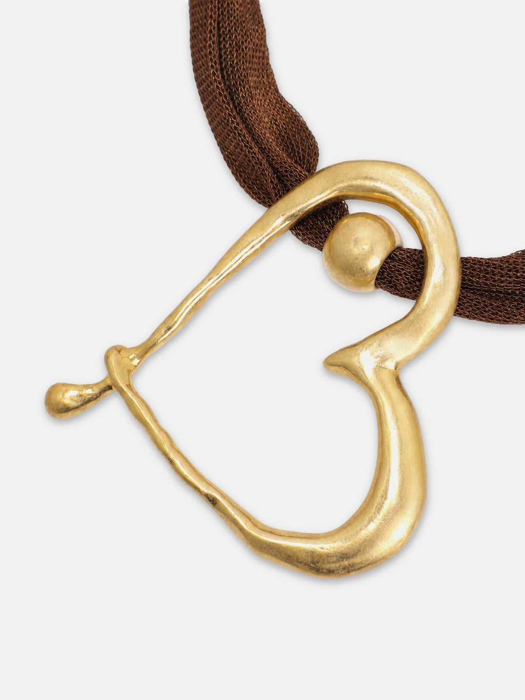 The Rustic Heart Pendant Necklace