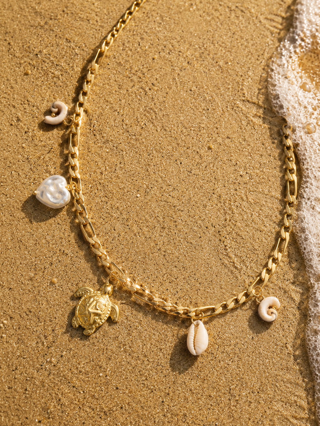 The Pearl Drop Charm Necklace
