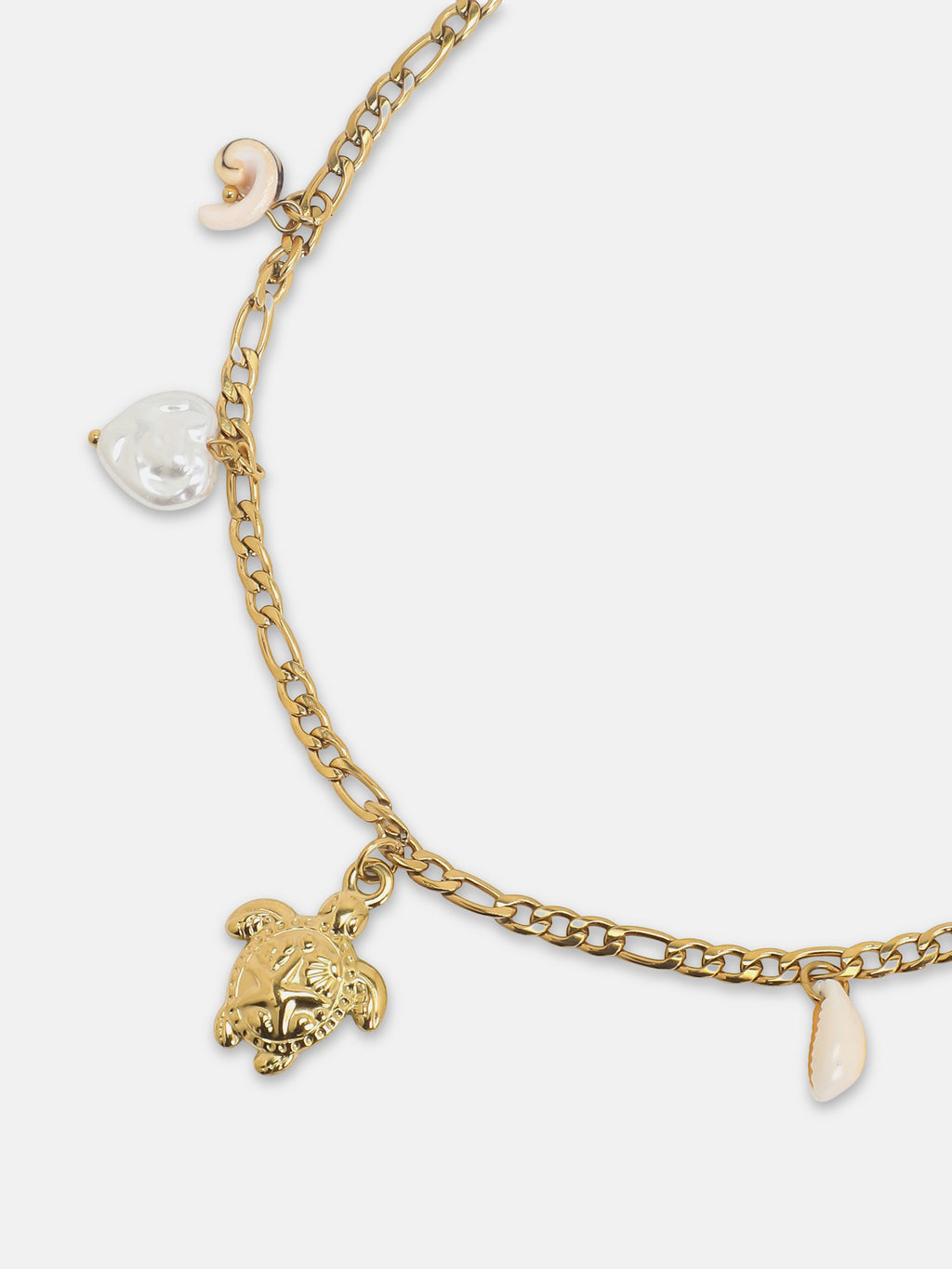 The Pearl Drop Charm Necklace
