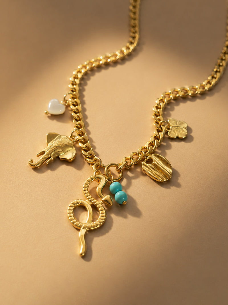 The Turquoise Lucky Charm Necklace