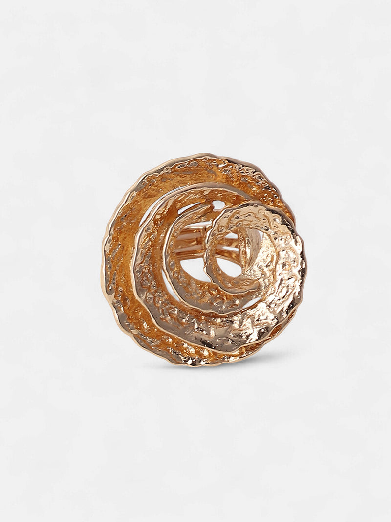 The Rosa Statement Ring - California Gold