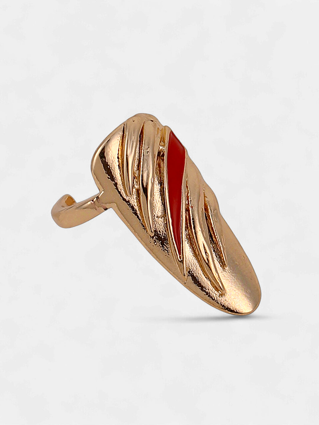 Women's The Wonder-Woman Nail Rings - California Gold (Set Of 4)