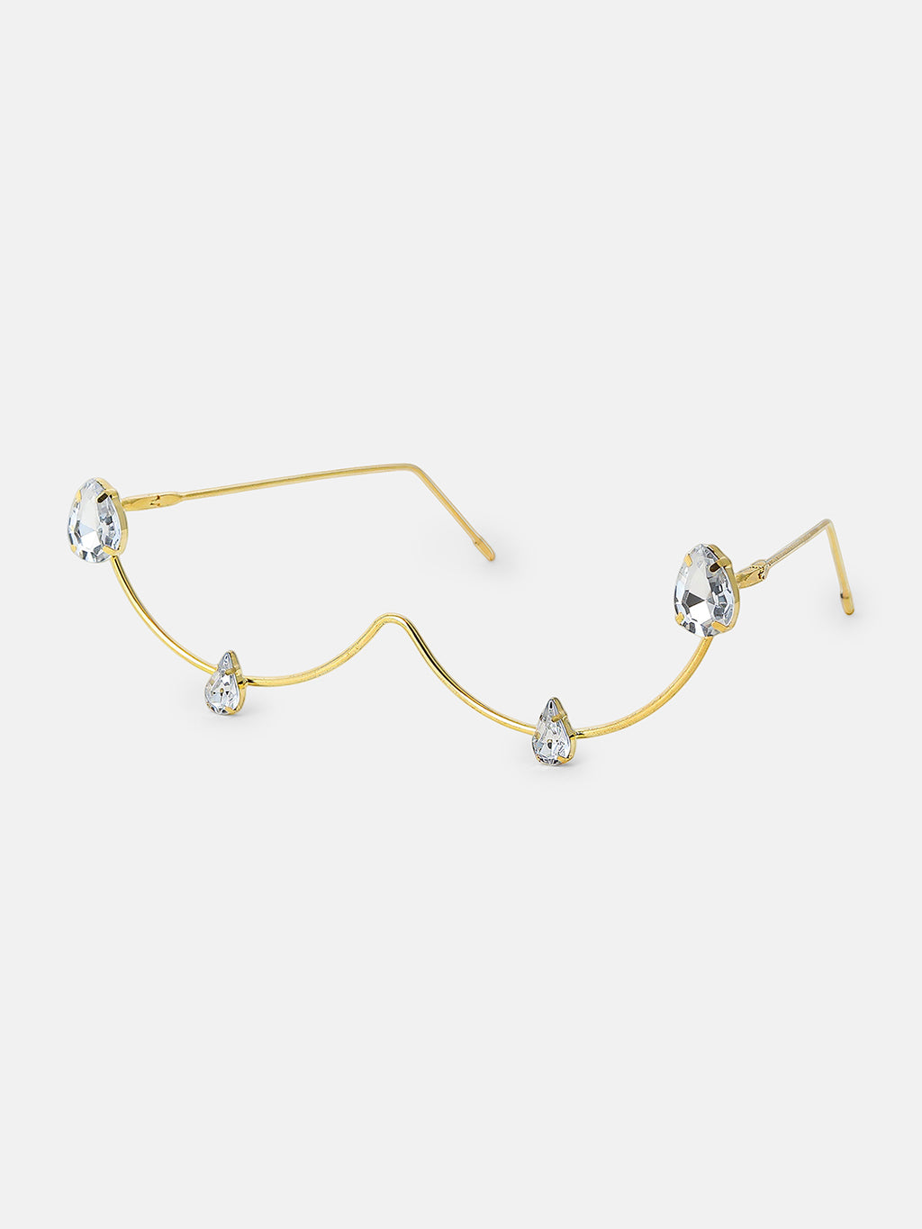 The Celeste Drop Eyewear Chain - Gold